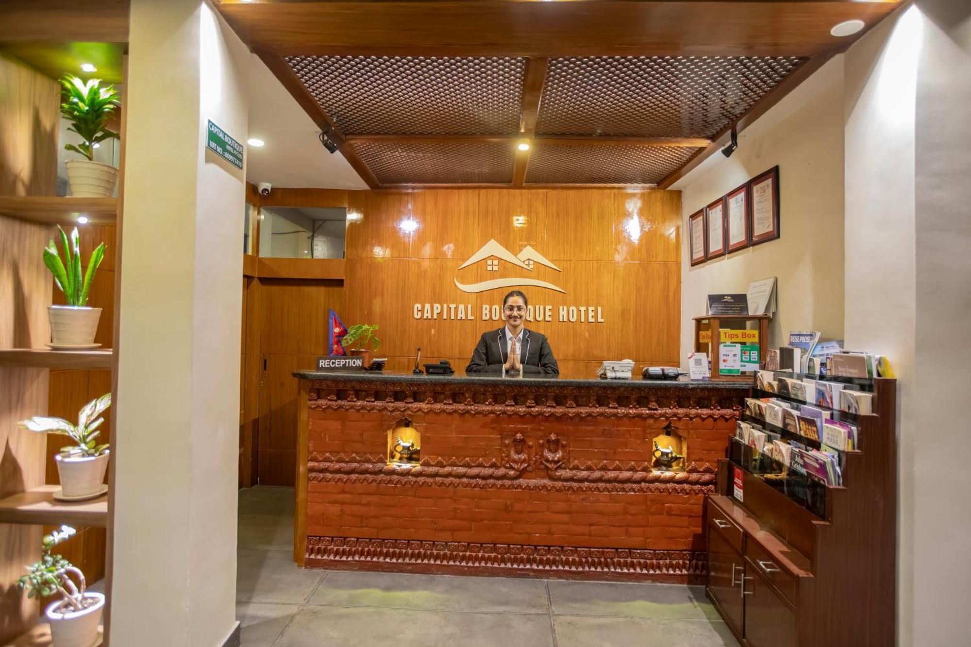 Capital Boutique Hotel Kathmandu Bagian luar foto